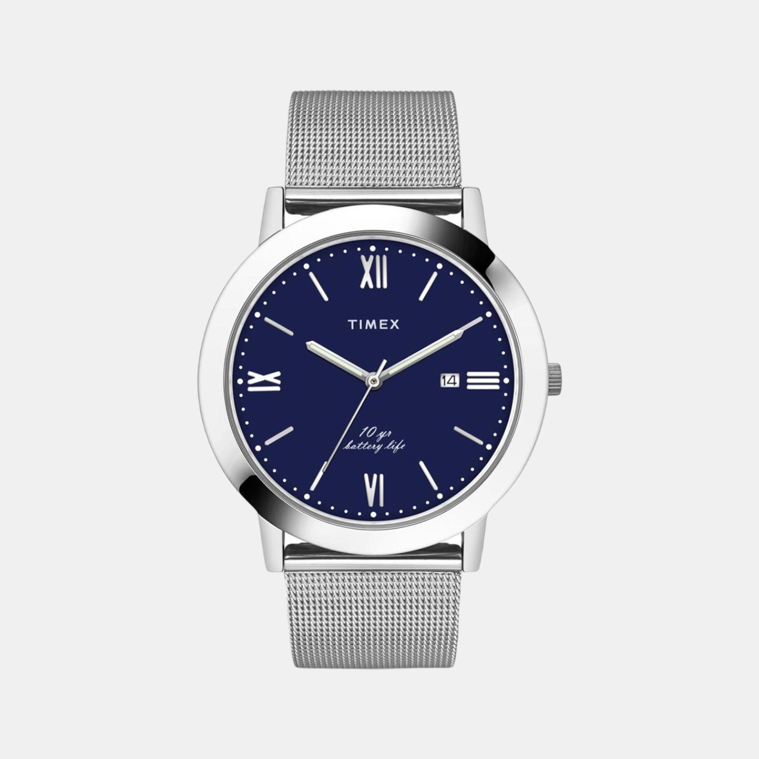 Timex Round Blue Analog watch