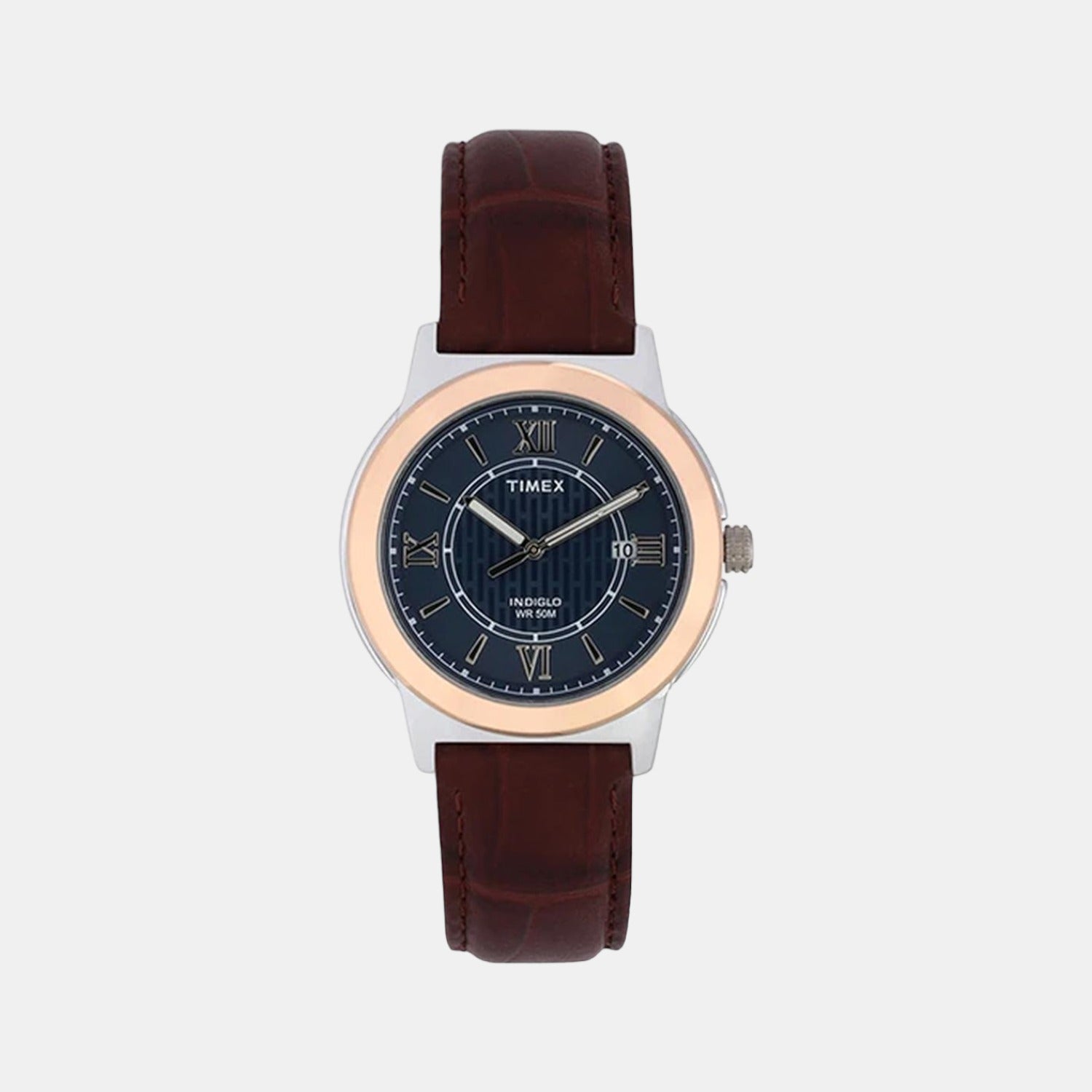 Timex Round Blue Analog watch