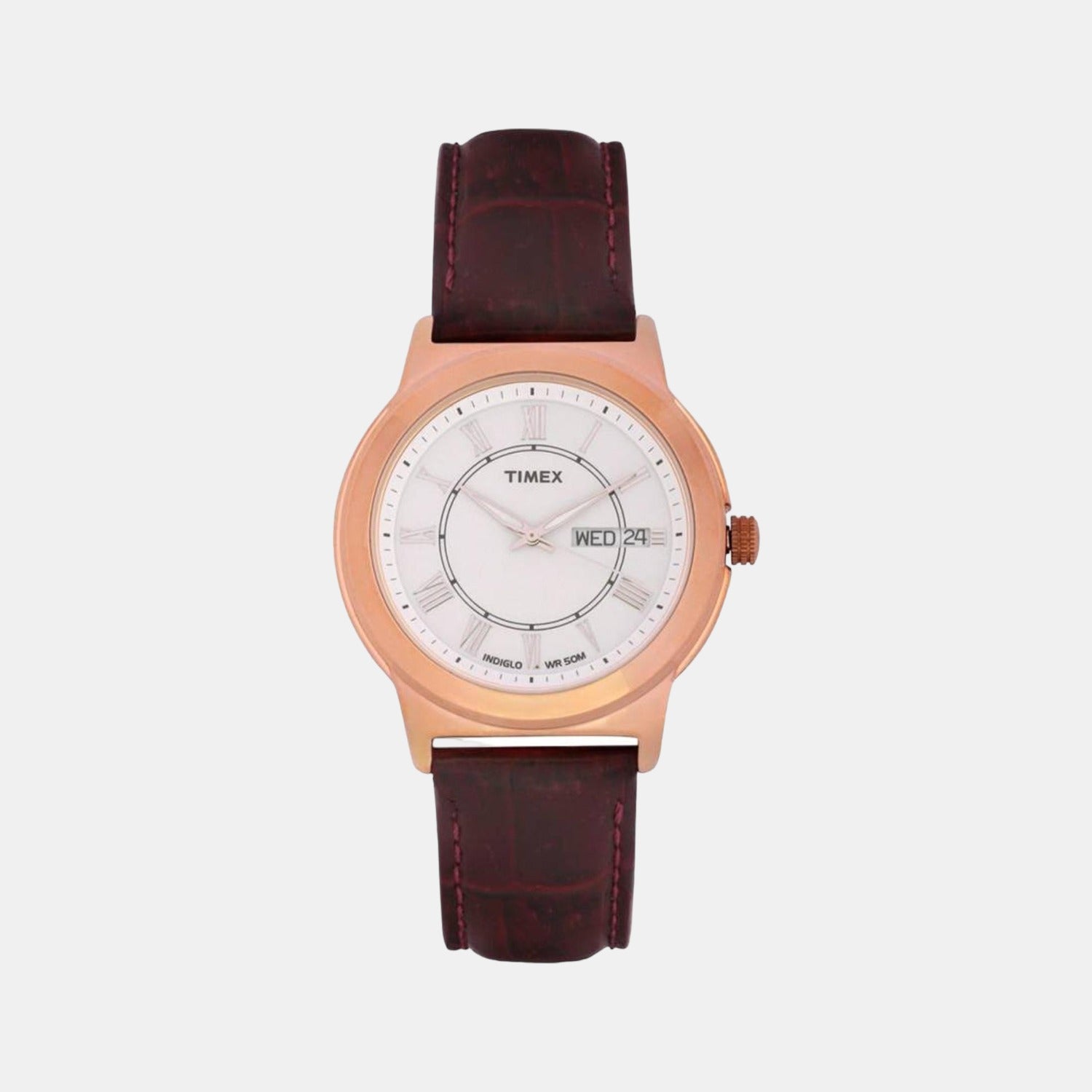 Timex Round White Analog watch