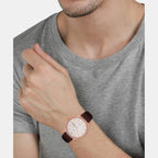 Timex Brass Round watch