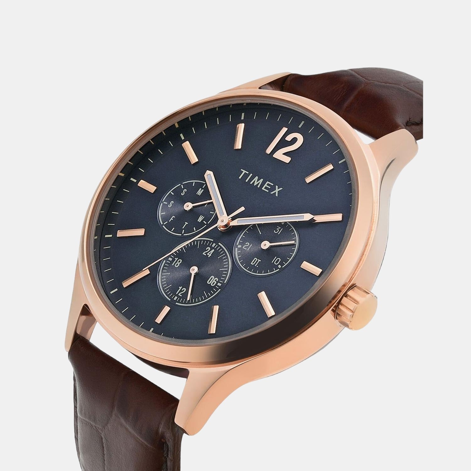 Timex Men Round Blue watch