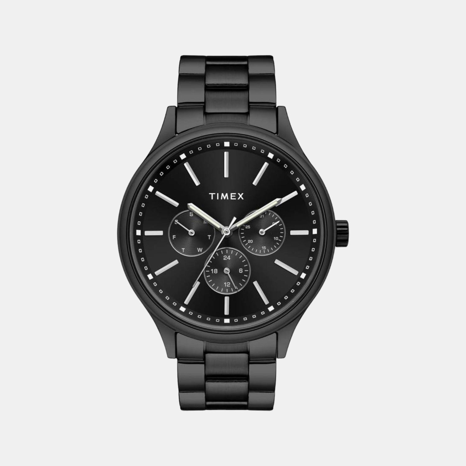 Timex Round Black Multi-Function watch