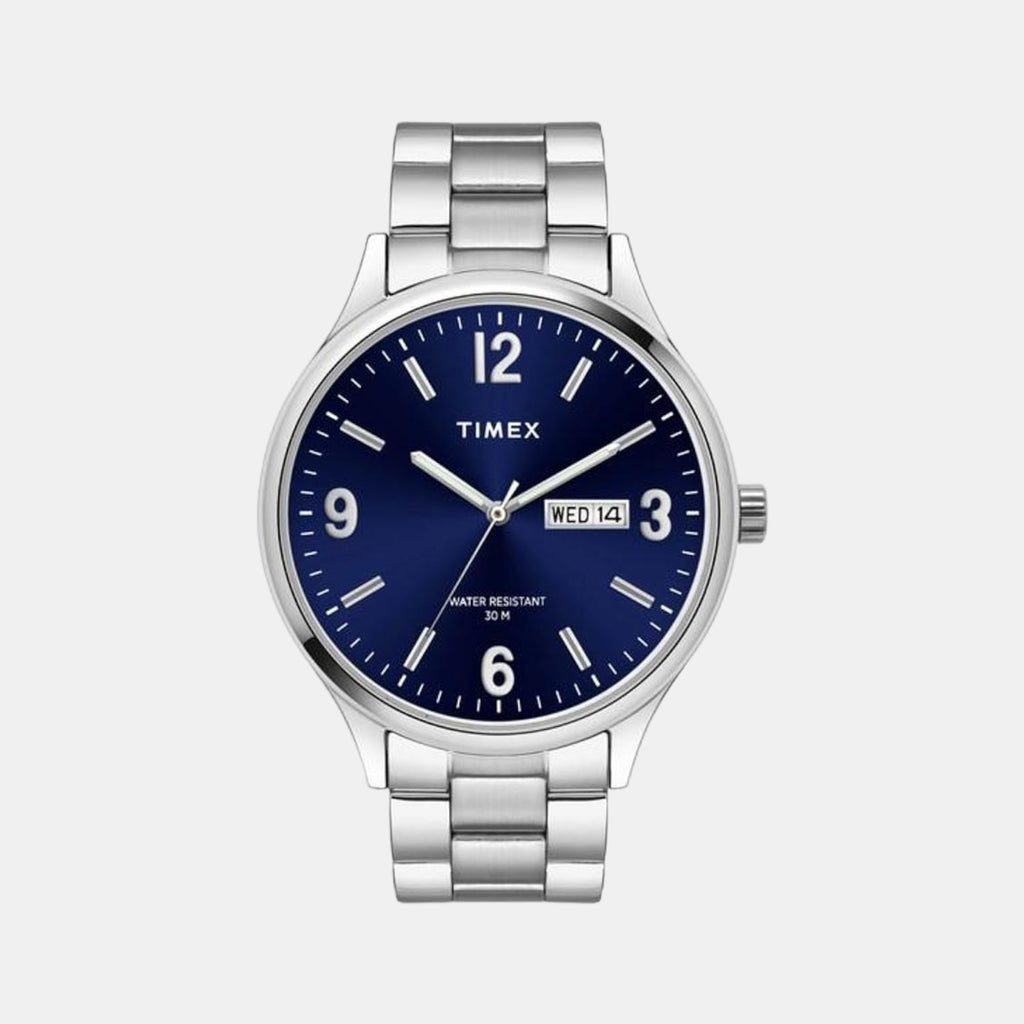 Timex Round Blue Analog watch