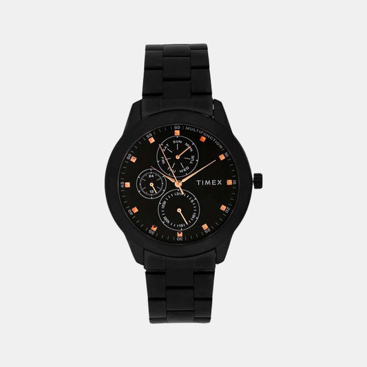 Male Black Analog Stainless Steel Watch TWEG18502