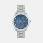 Timex Round Blue Chronograph watch