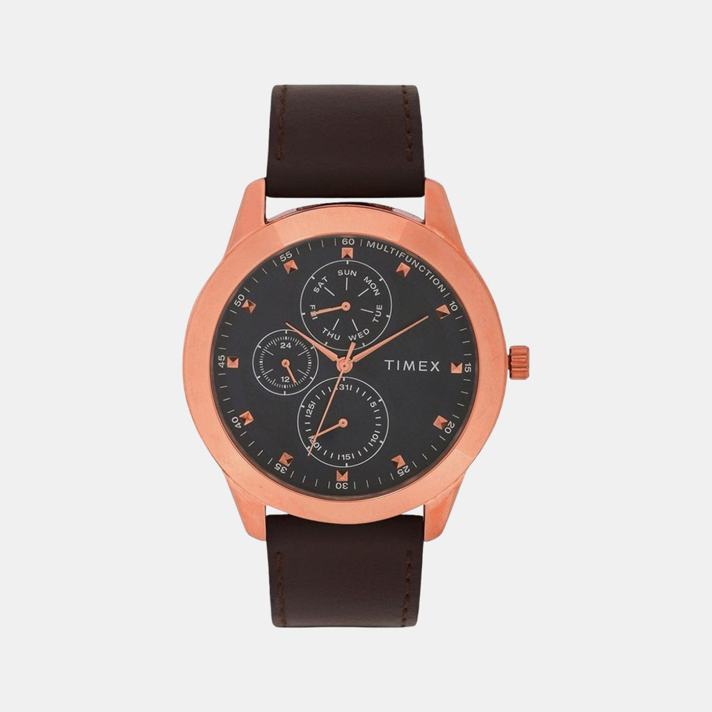 Timex Round Blue Chronograph watch