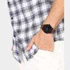 Timex Leather Black watch