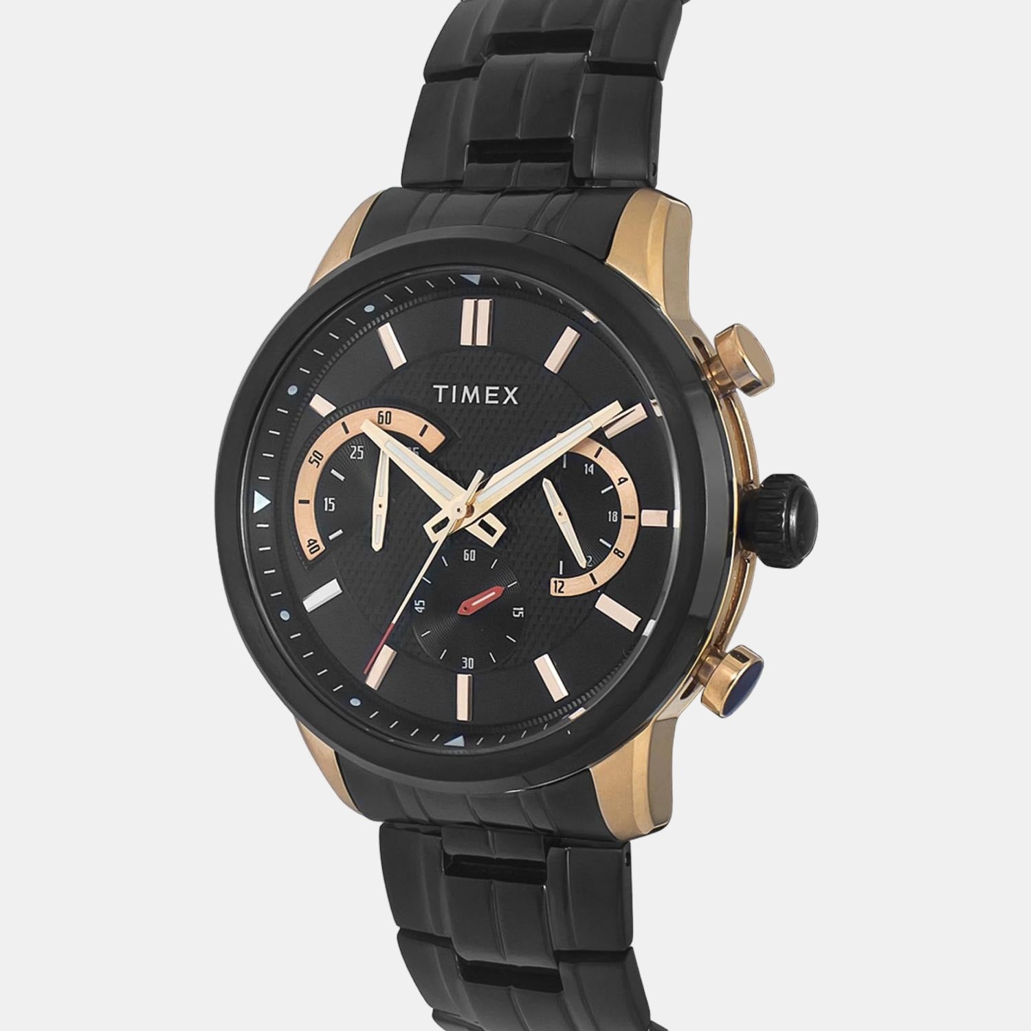 Timex Men Round Black watch