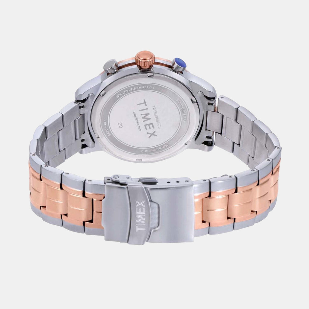 Timex Men Round Blue watch