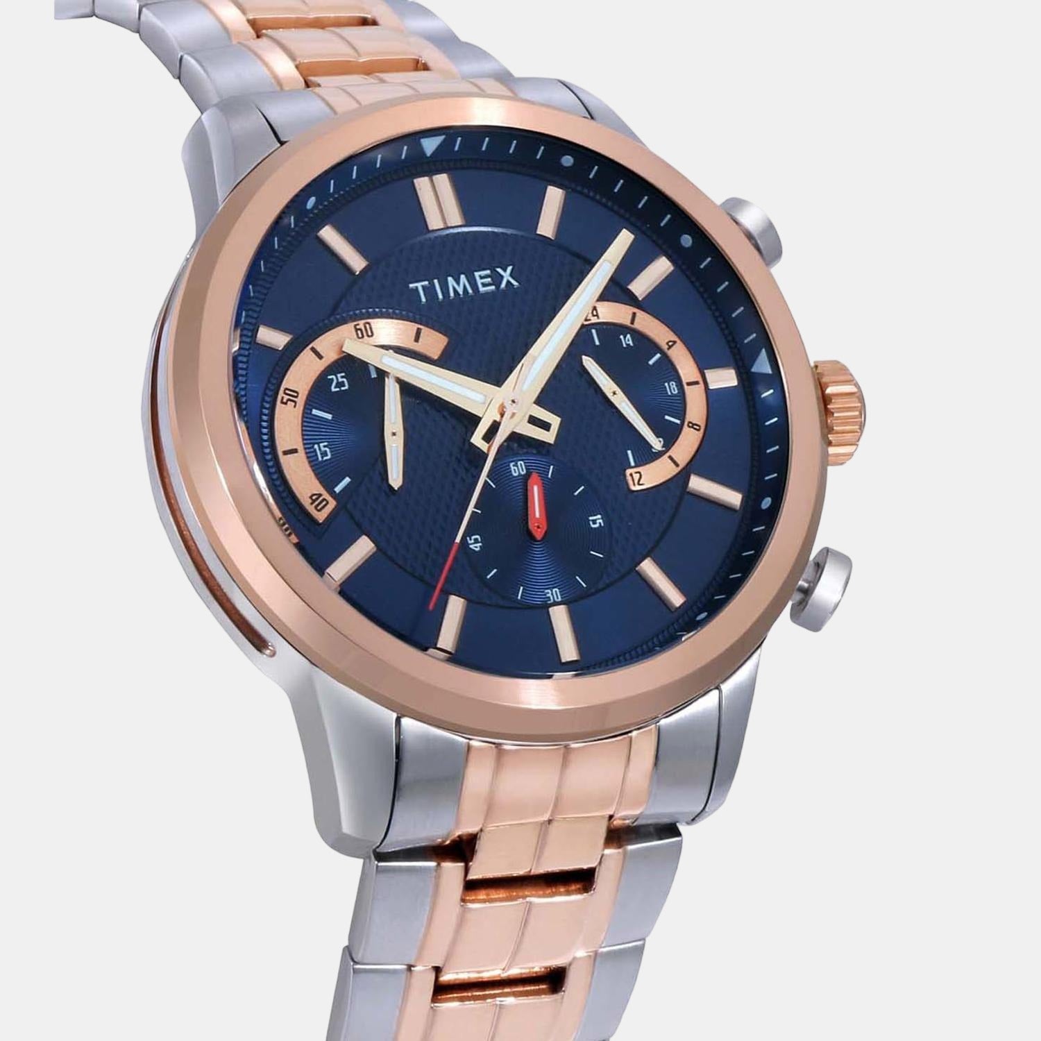 Timex Stainless Steel Blue watch