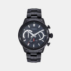 Timex Round Black Chronograph watch