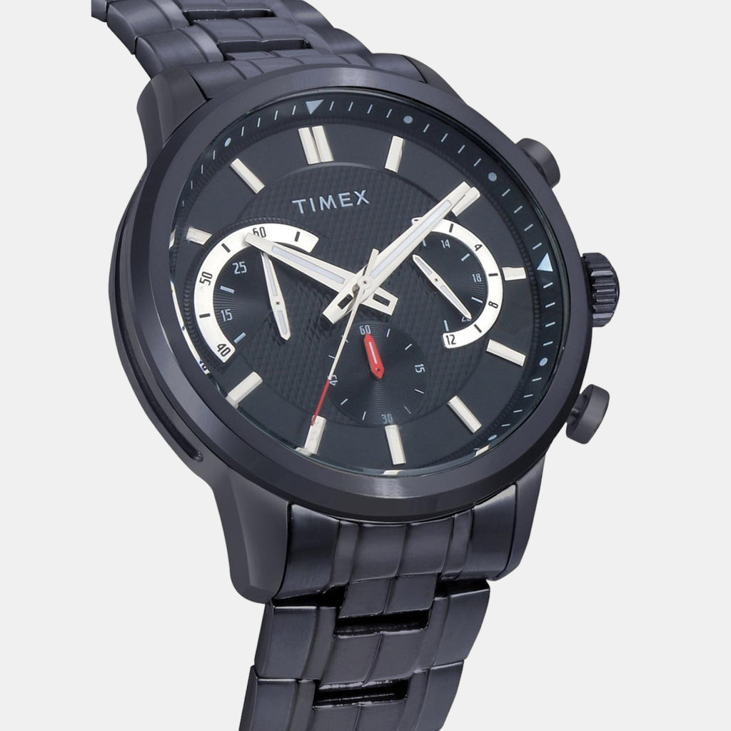Timex Men Round Black watch