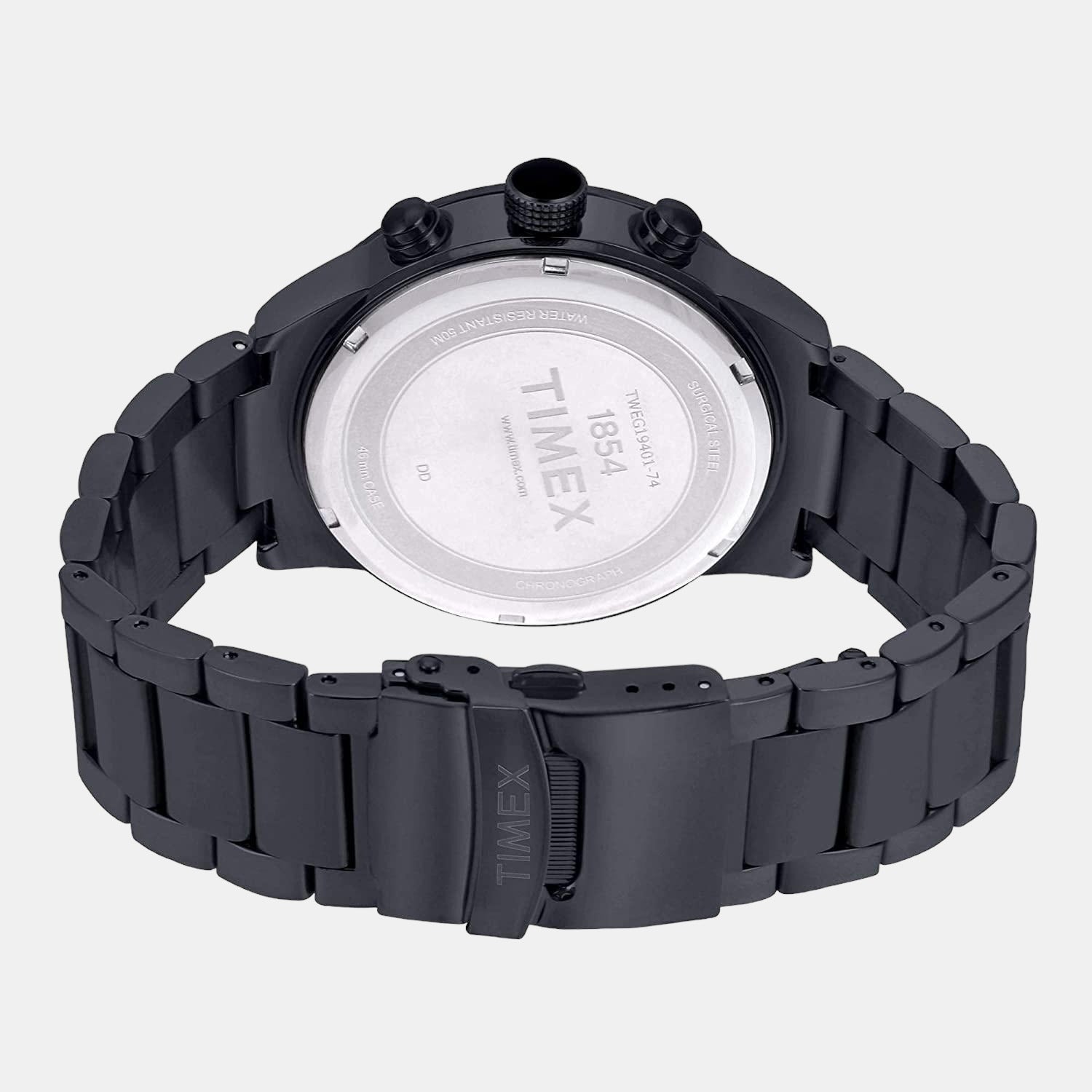 Timex Stainless Steel Black watch