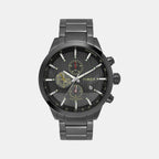 Timex Round Grey Chronograph watch