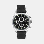 Timex Round Black Chronograph watch