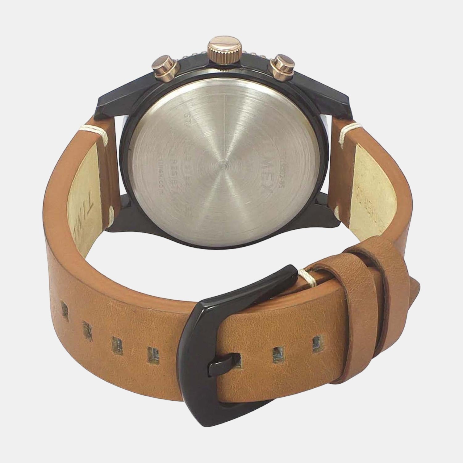 Timex Men Round Silver watch