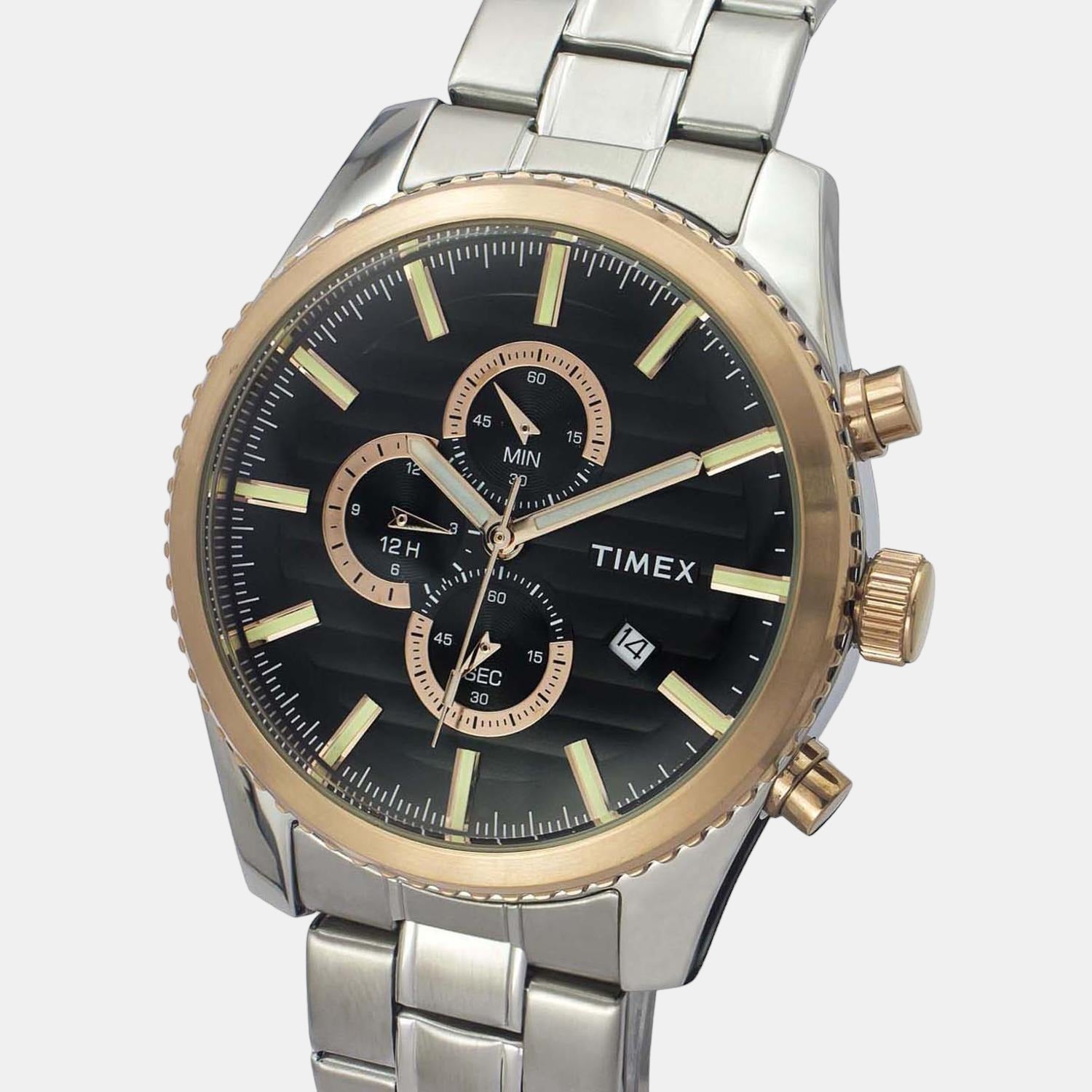 Timex Stainless Steel Black watch