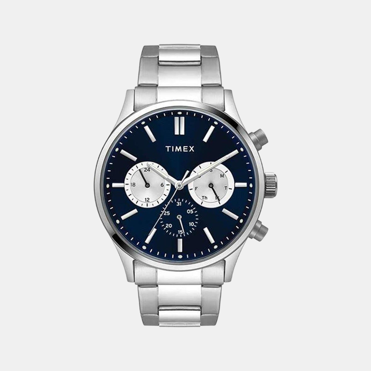 Timex Round Black Chronograph watch