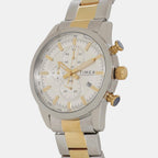 Timex Men Round Silver watch