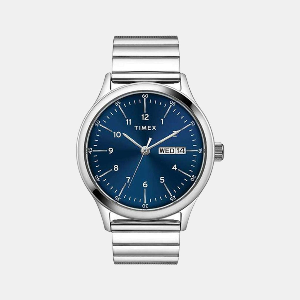 Timex Round Blue Analog watch