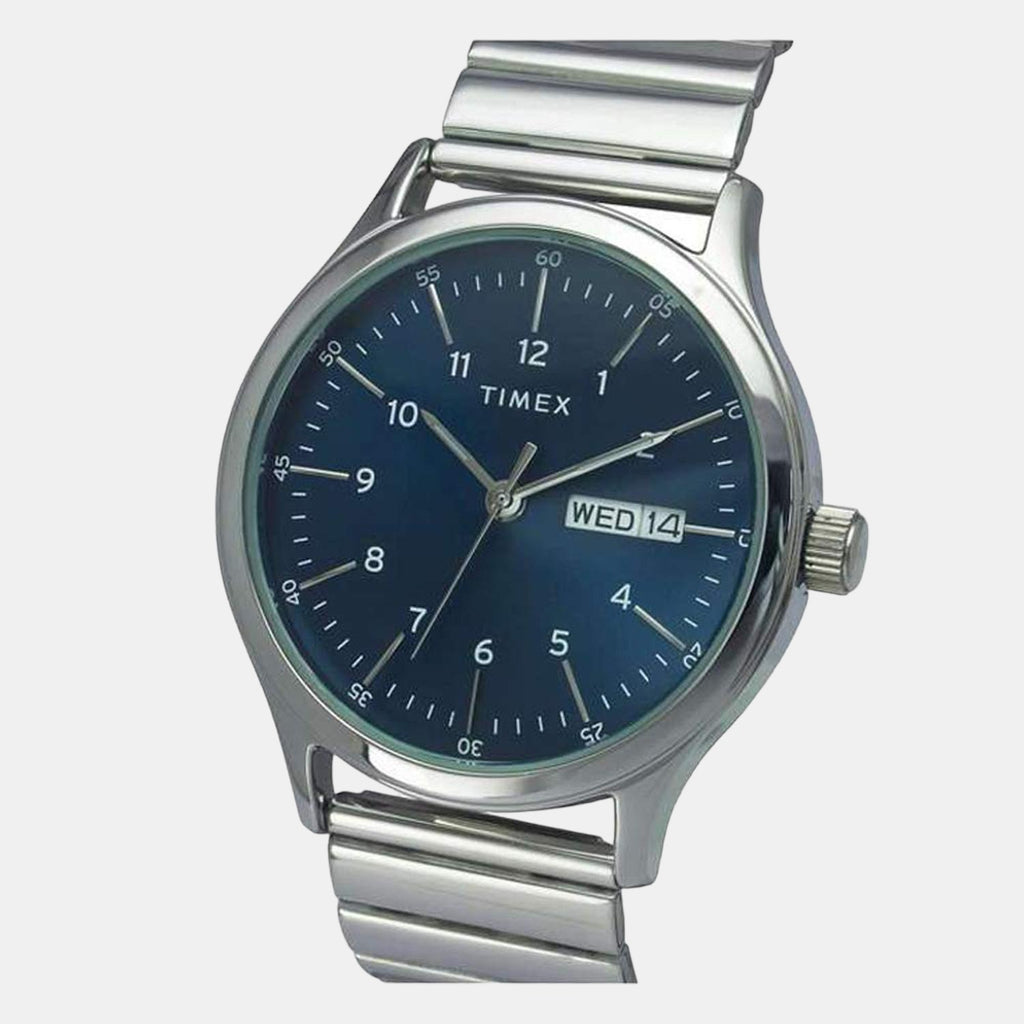 Timex Men Round Blue watch