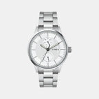 Timex Round Silver Chronograph watch