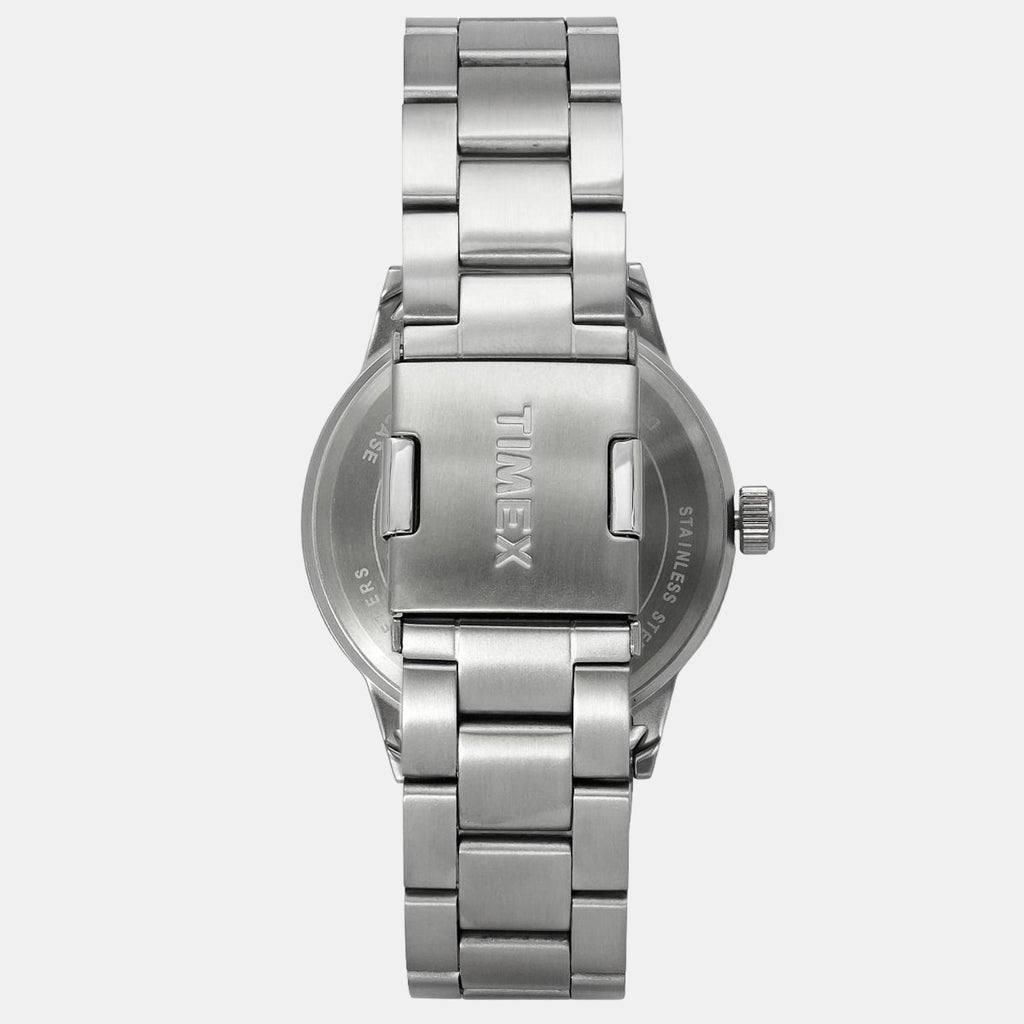 Timex Men Round Silver watch