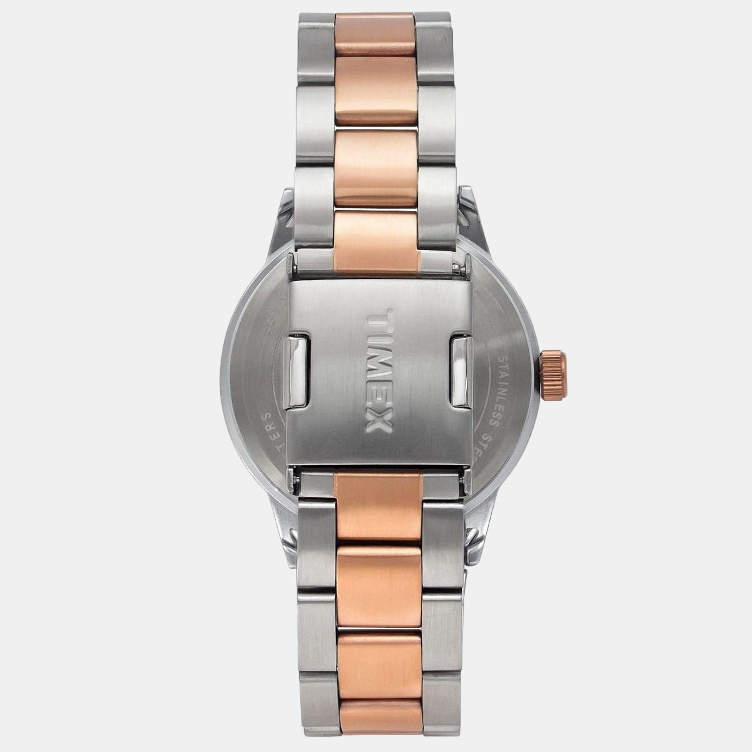 Timex Men Round Beige watch