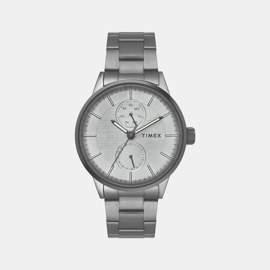 Male Grey Analog Stainless Steel Watch TWEG19904