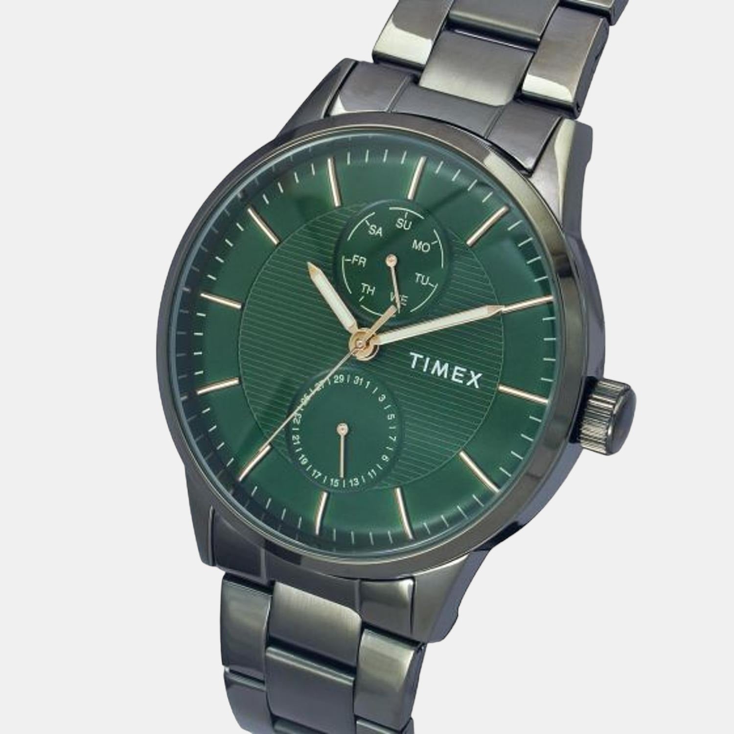 timex-stainless-steel-green-anlaog-men-watch-tweg19905