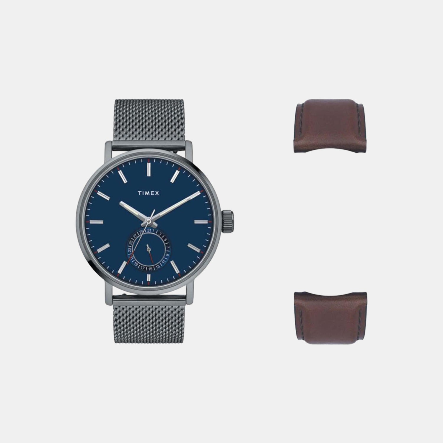 Timex Round Blue Analog watch