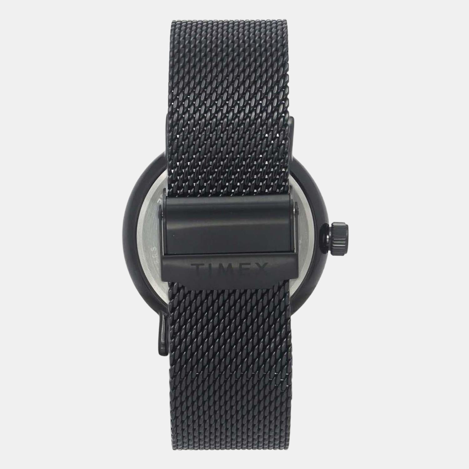 Timex Men Round Black watch