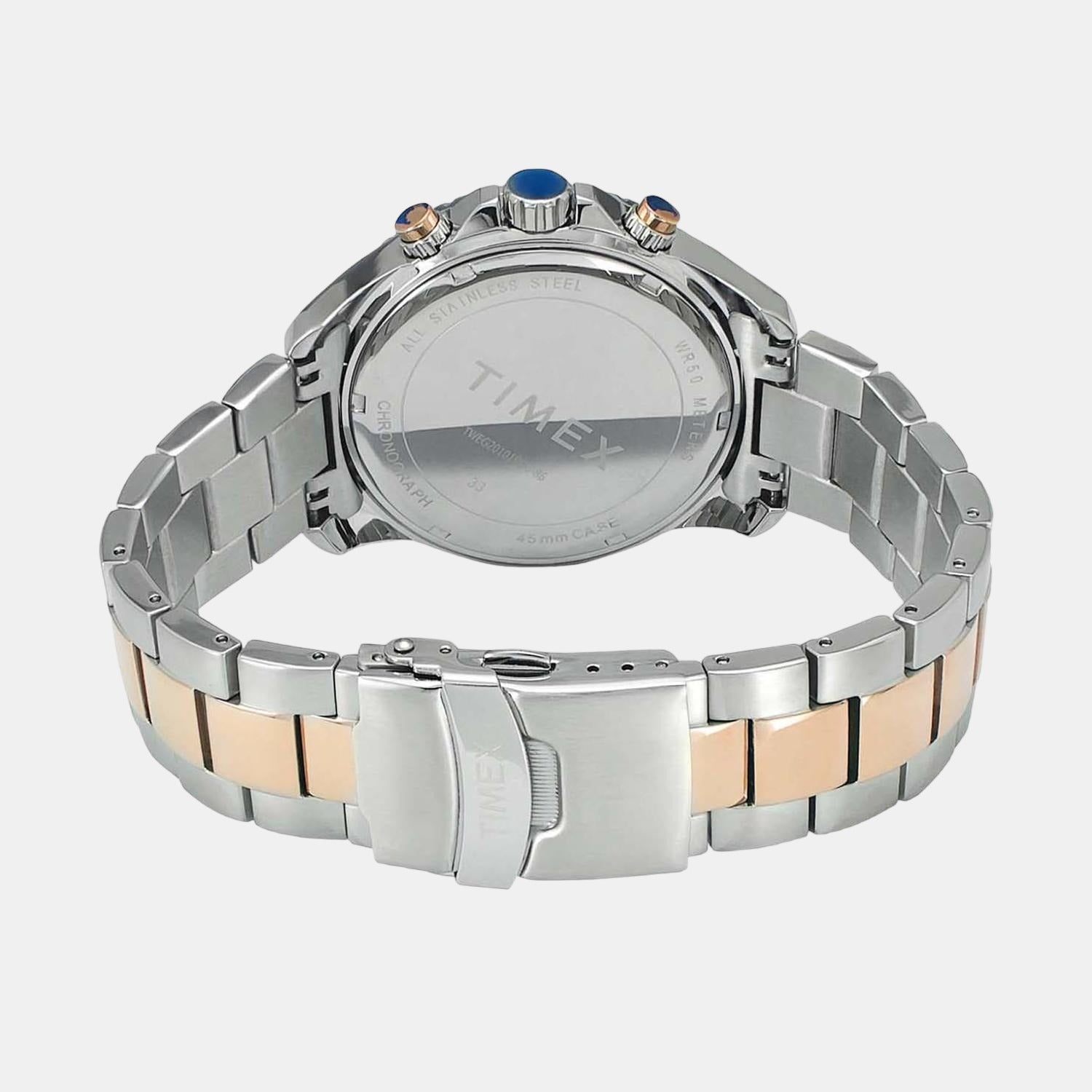 Timex Men Round Blue watch