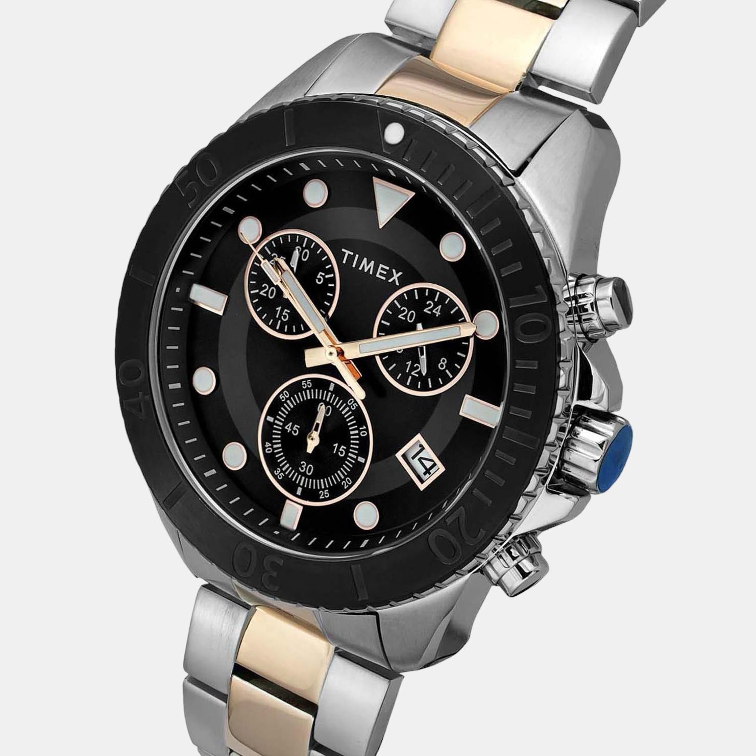 Timex Stainless Steel Black watch