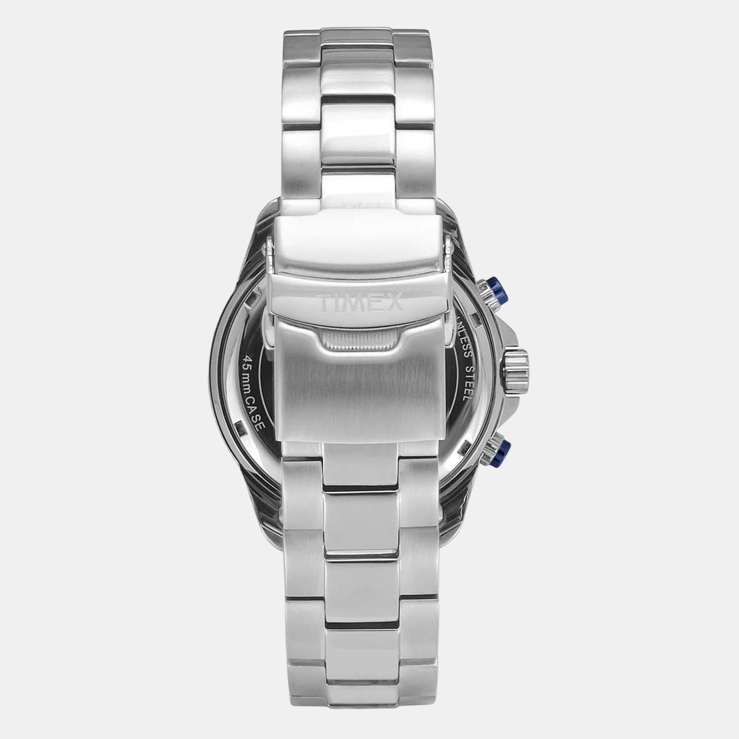 Timex Men Round Blue watch