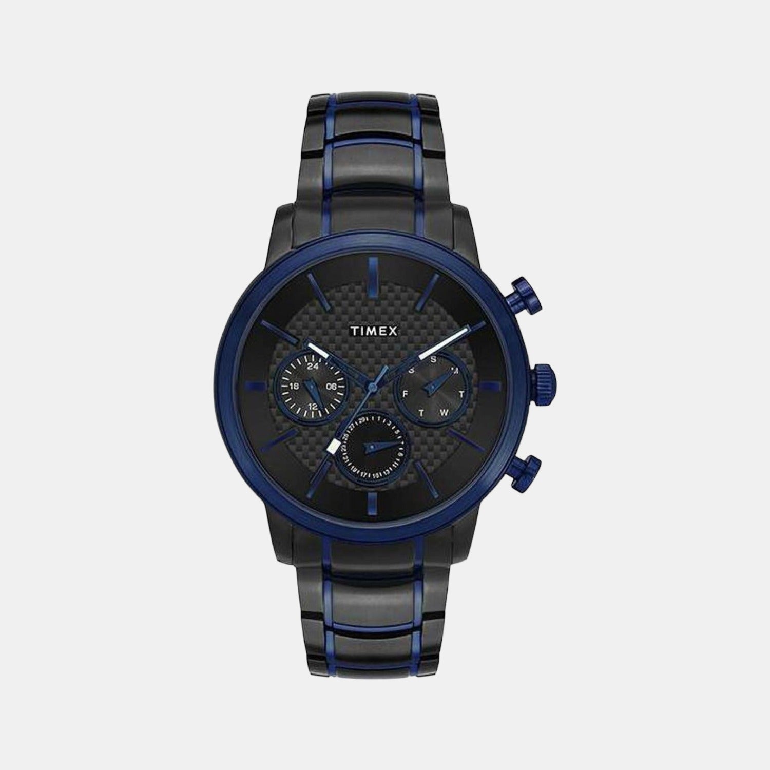 Timex Round Black Chronograph watch