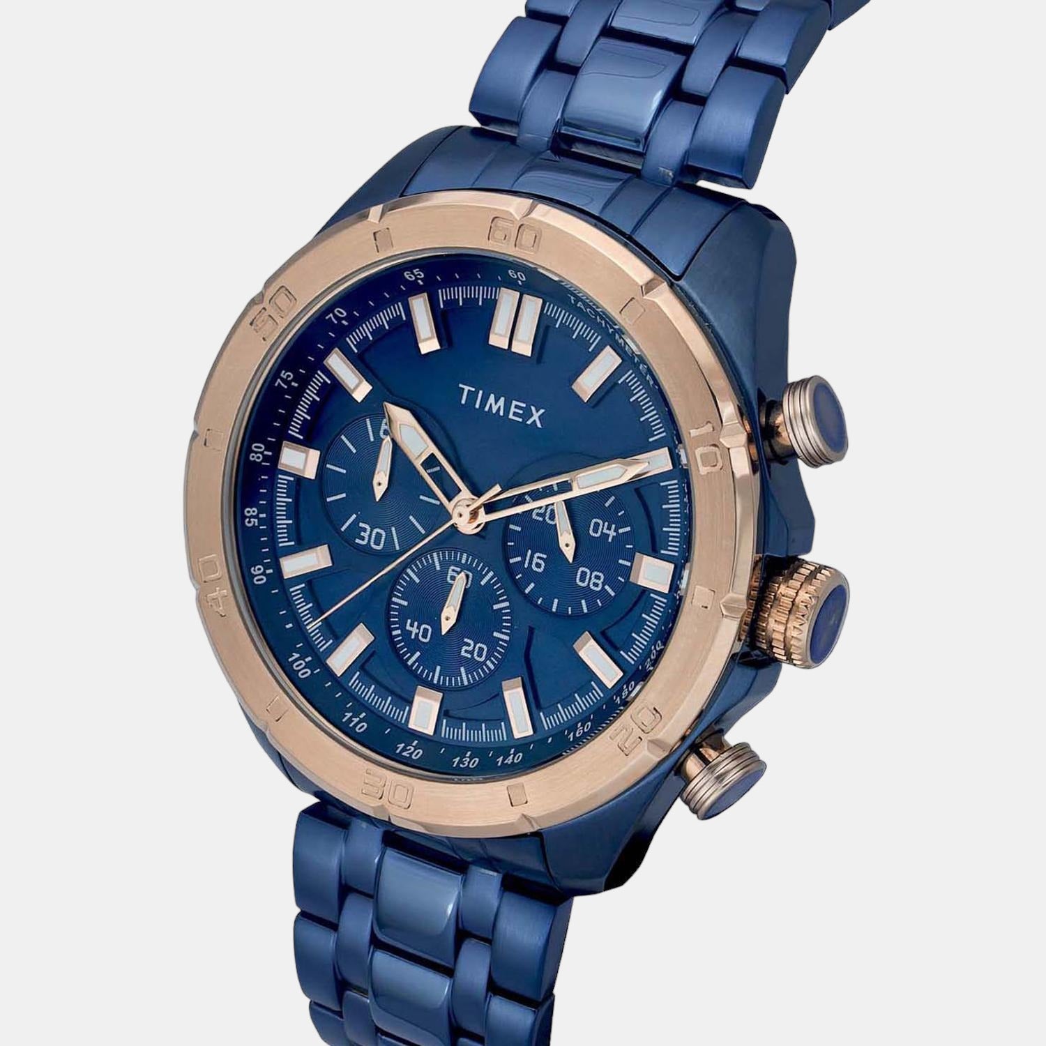 Timex Stainless Steel Blue watch