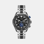 Timex Round Black Chronograph watch