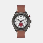 Timex Round Silver Chronograph watch