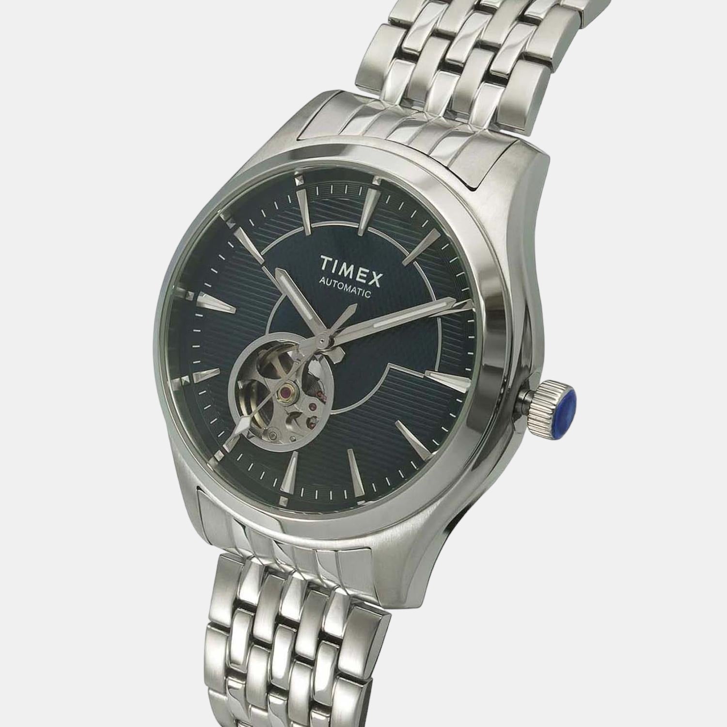 Timex Stainless Steel Blue watch