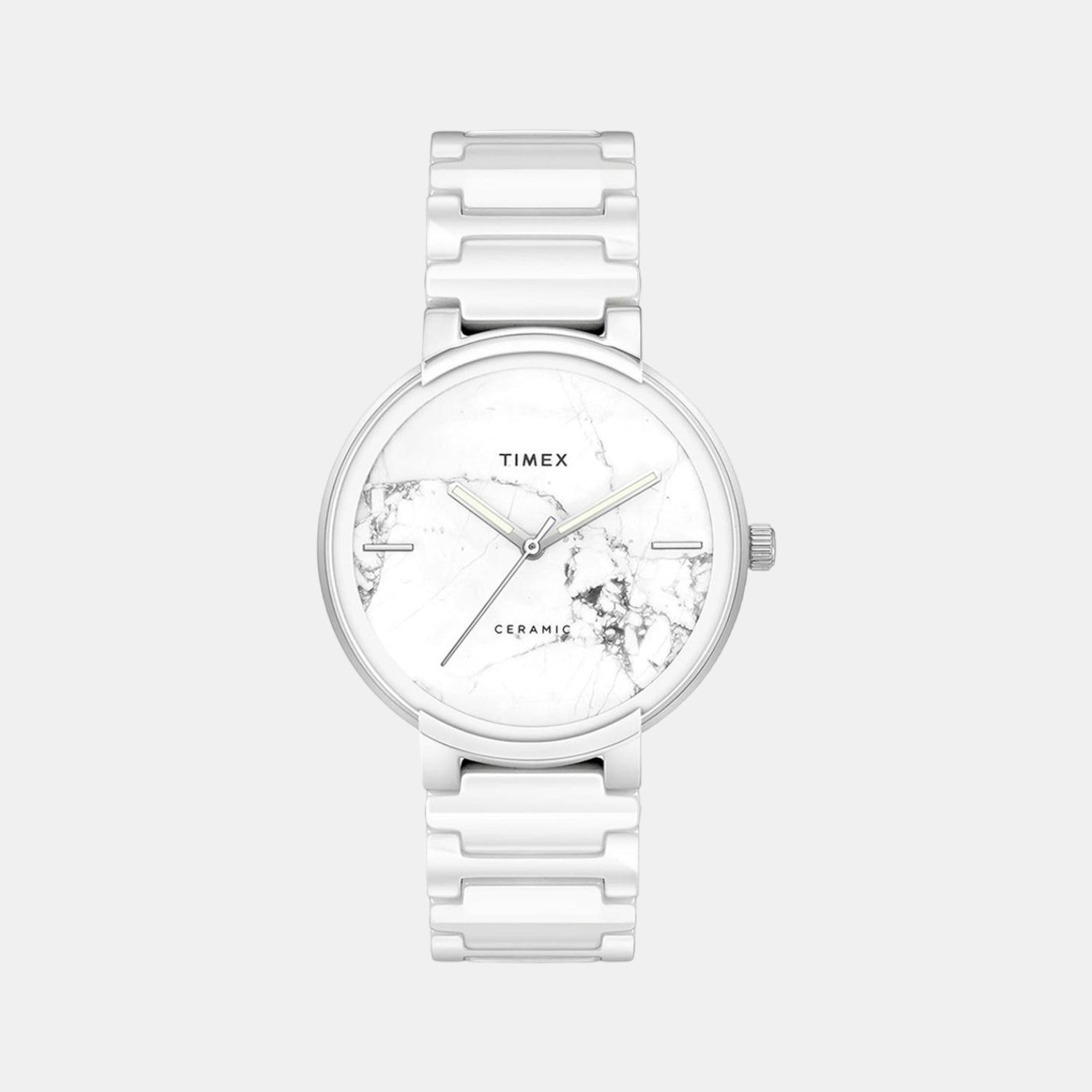 Female White Analog Ceramic Watch TWEG21200