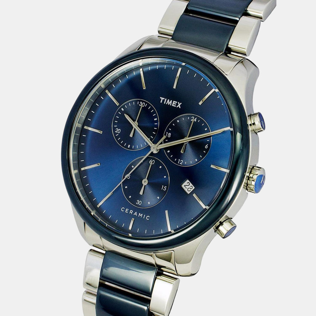 Timex Stainless Steel Blue watch