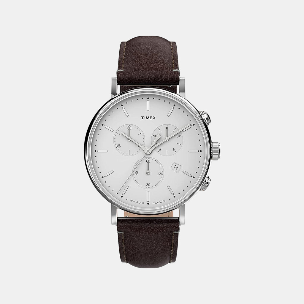 Timex Round White Analog watch