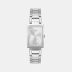 Timex Rectangular Silver Analog watch