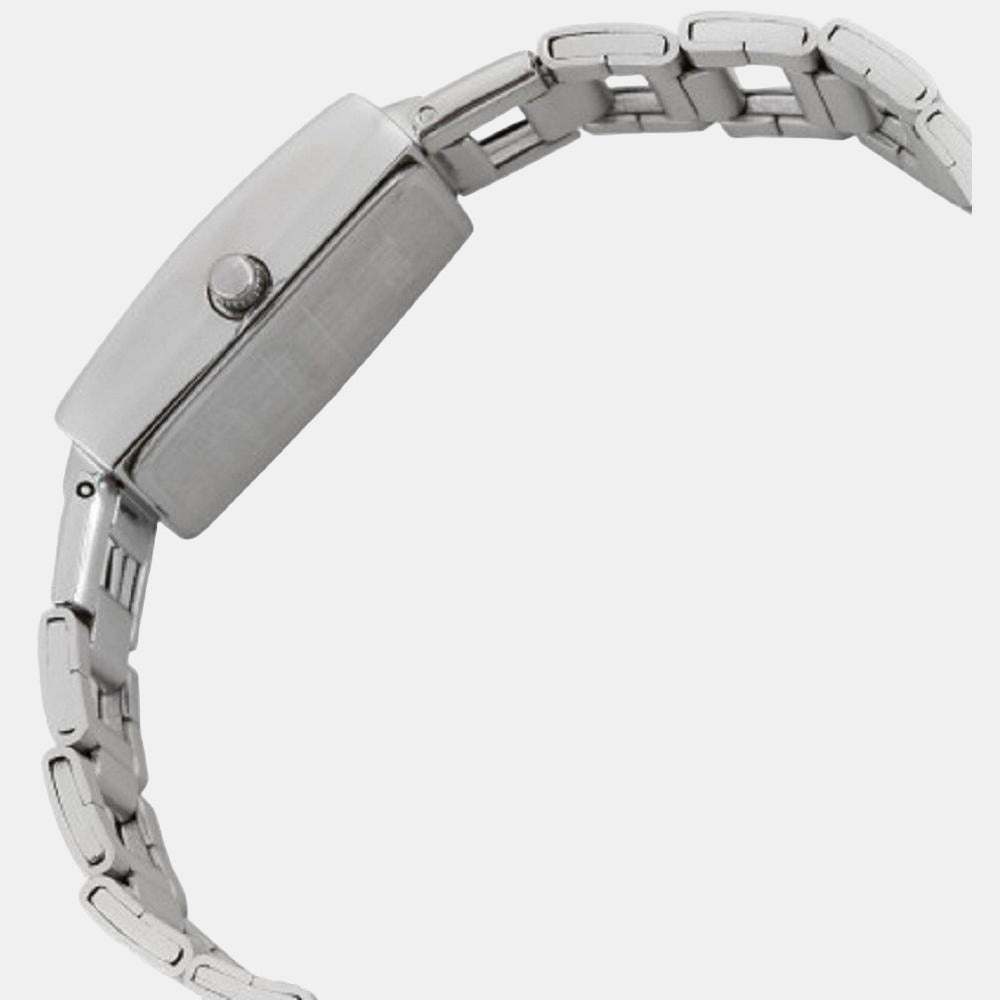 Timex Women Rectangular Silver watch