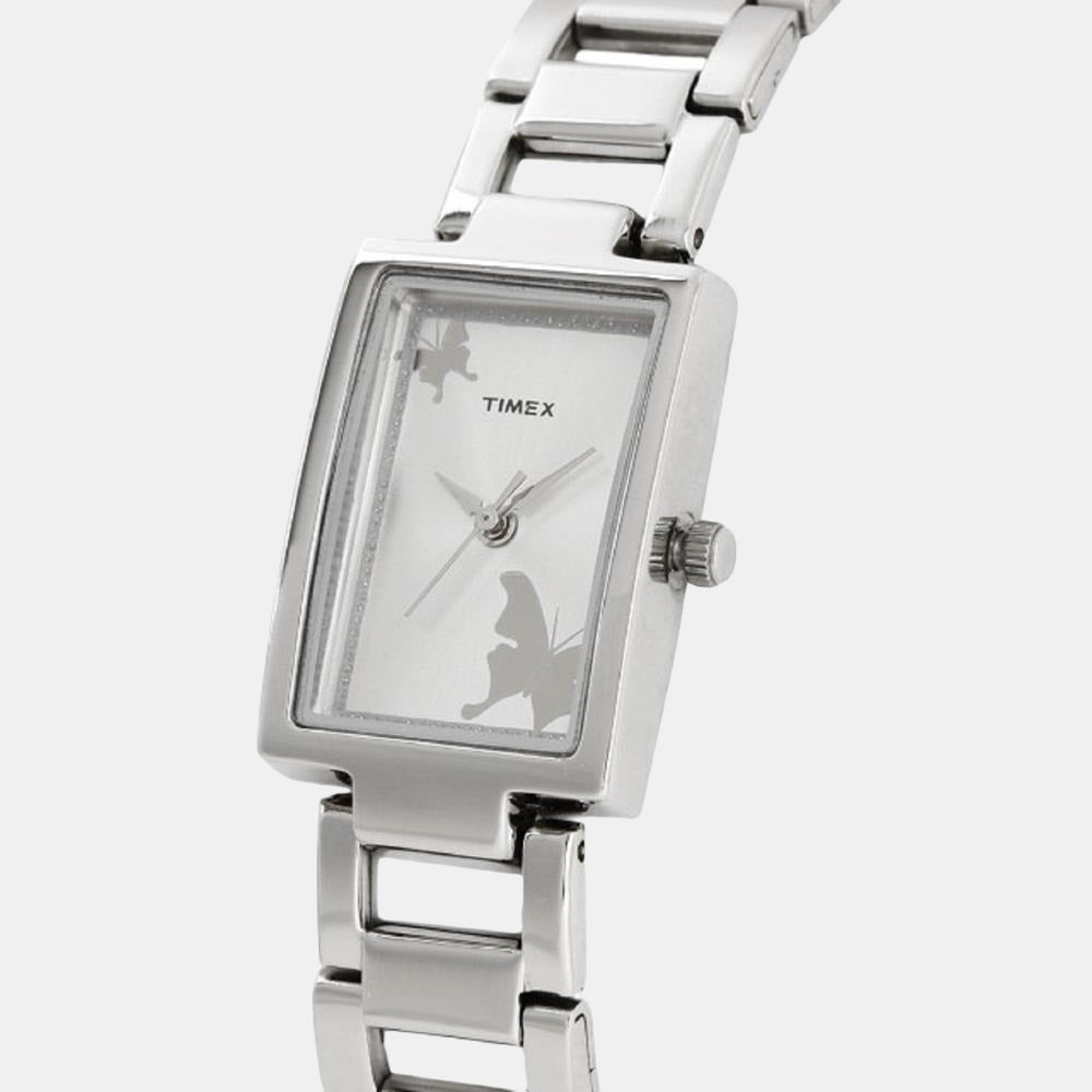 Timex Stainless Steel Rectangular watch