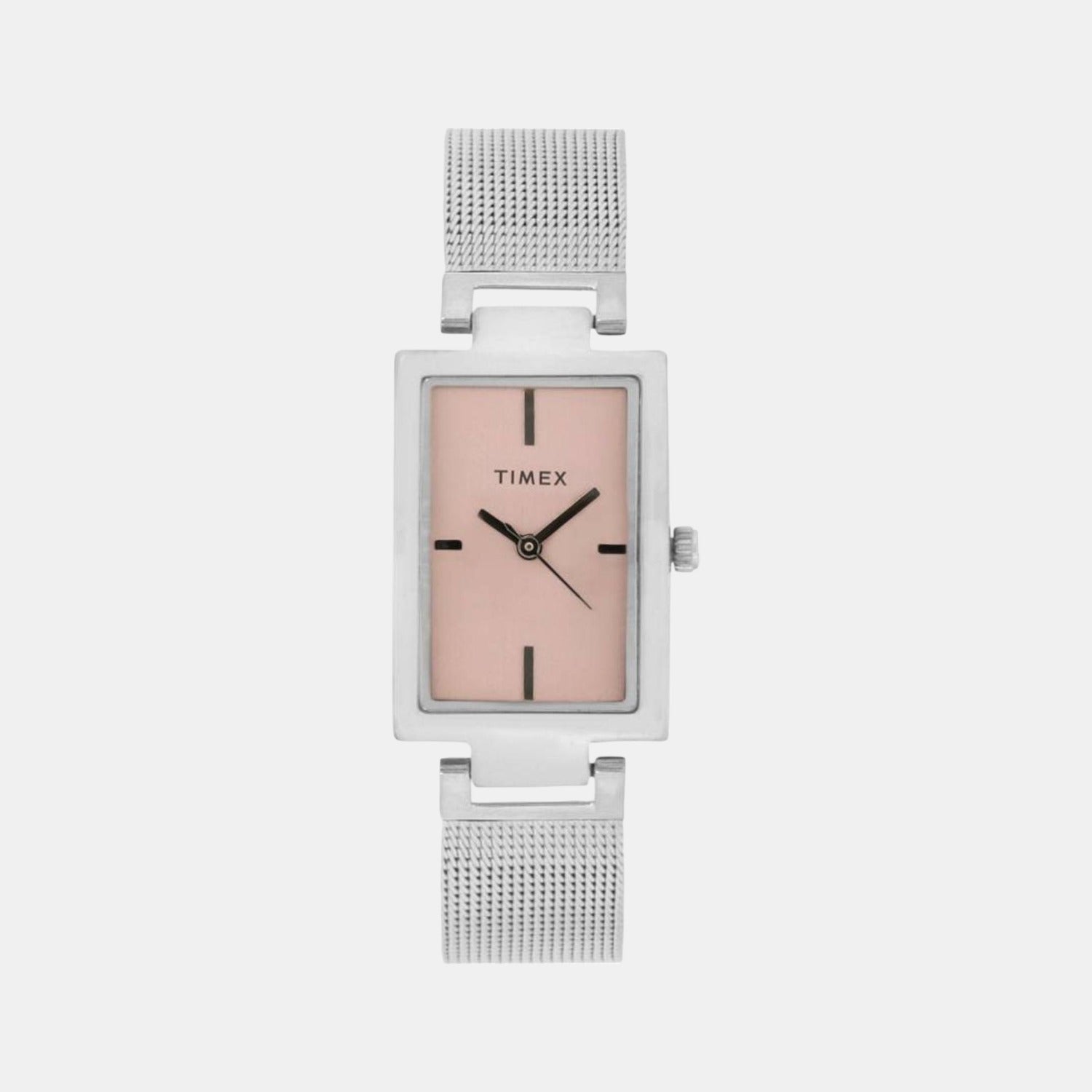 Timex Rectangular Pink Analog watch