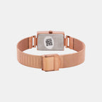 Timex Women Rectangular Rose Gold watch