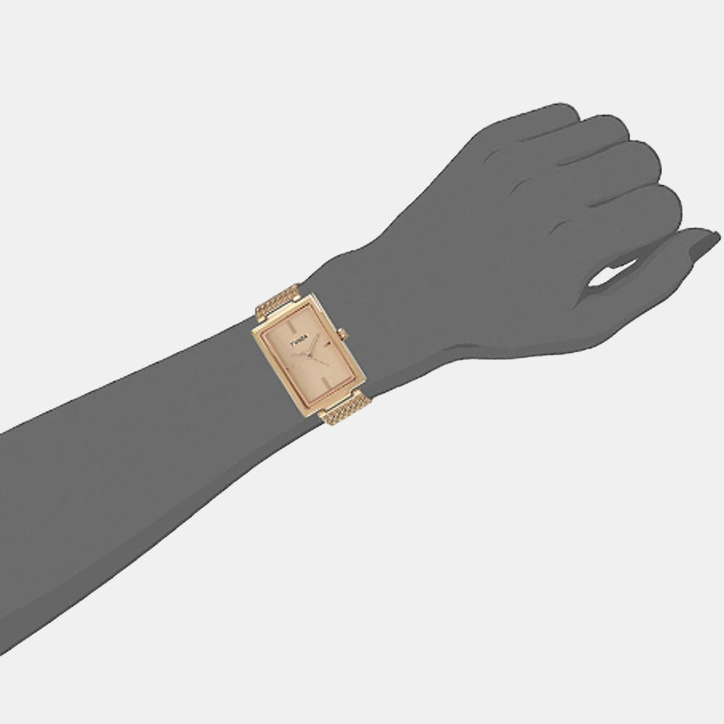 Timex Brass Rectangular watch