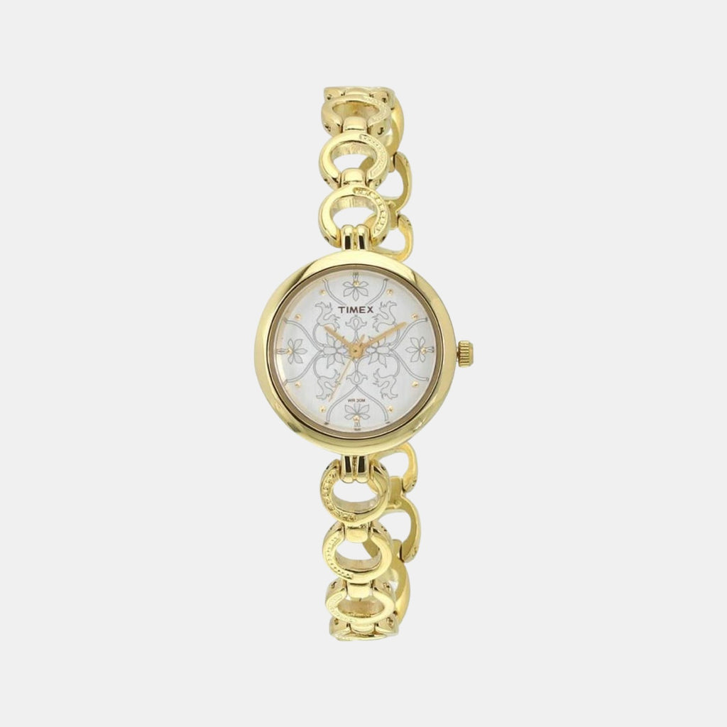 Timex Round Gold Analog watch